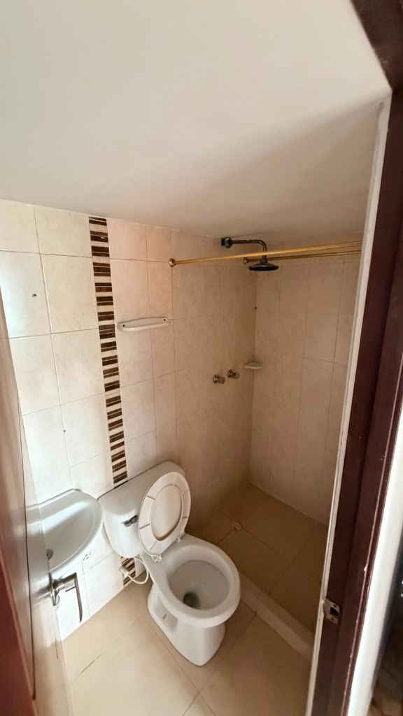 Baño enchapado con ducha y accesorios Madelena